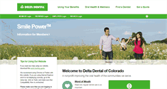 Desktop Screenshot of deltadentalco.com